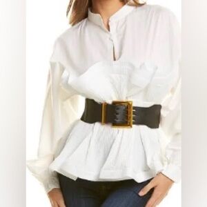 Woman’s belted top. Never worn. Size Medium